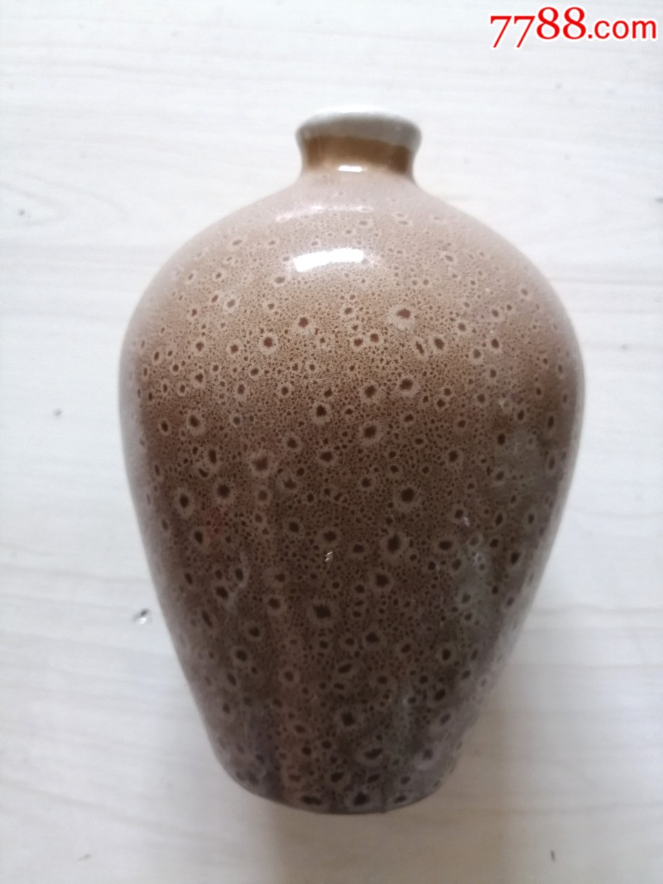 黄河军马.坛酒【漂亮变釉】空酒瓶,52°500ml