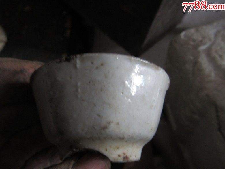 青白瓷老酒杯