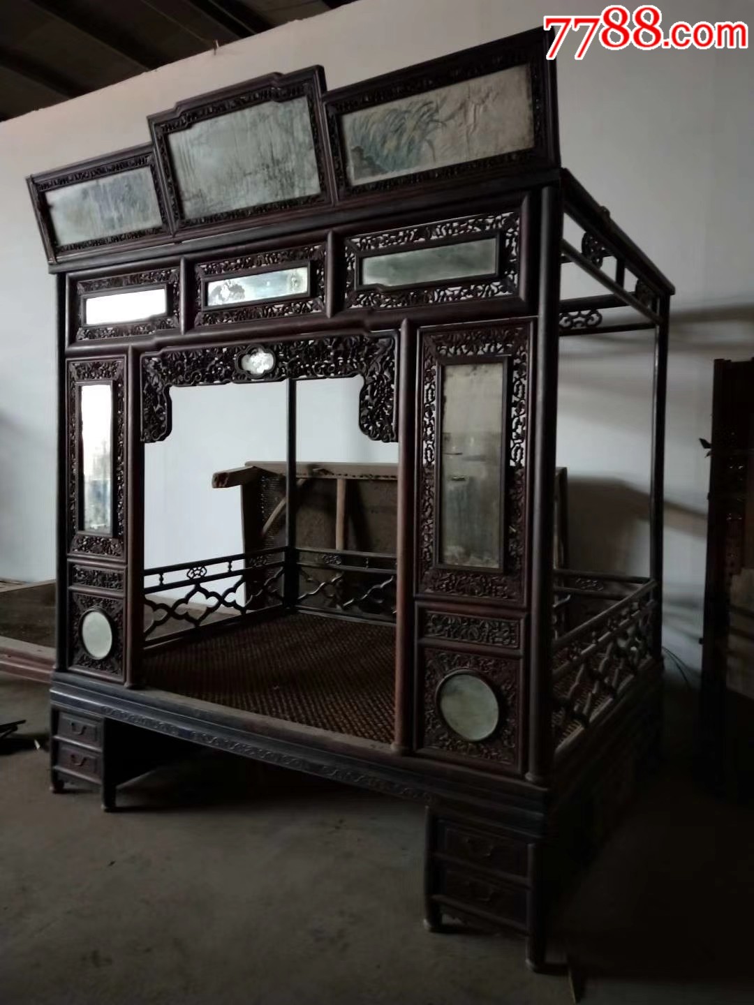 红木架子床