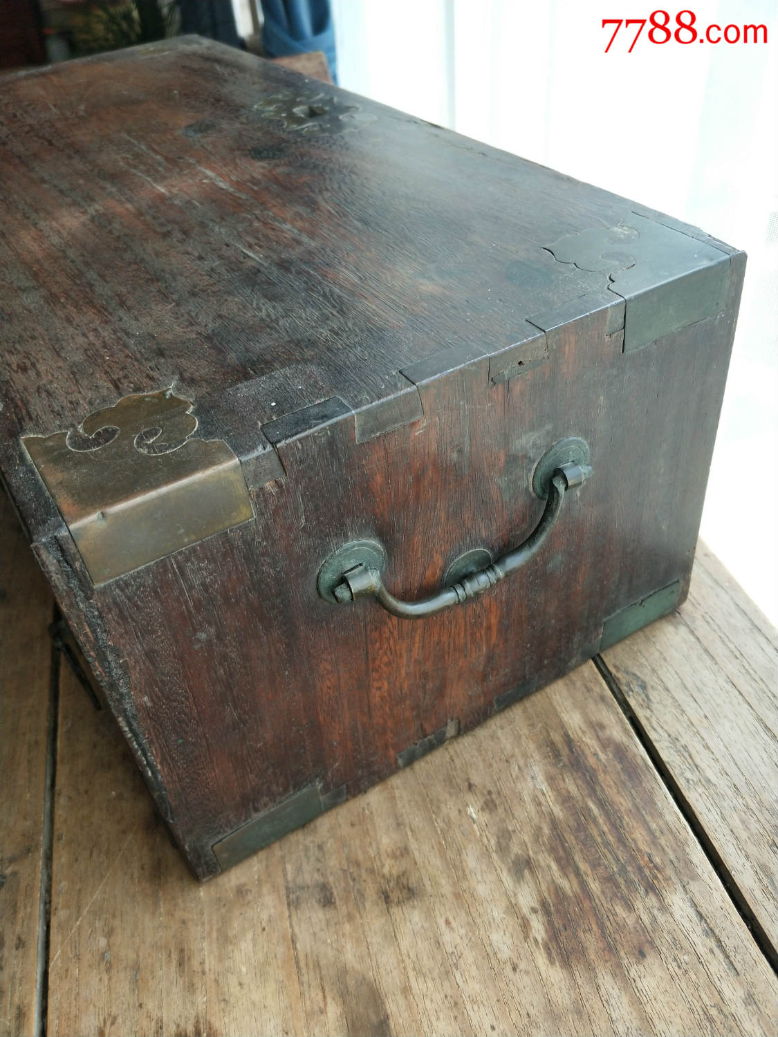 清代铁力木天平盒老木盒木箱民俗杂主板首饰盒老家具装饰摆件收纳