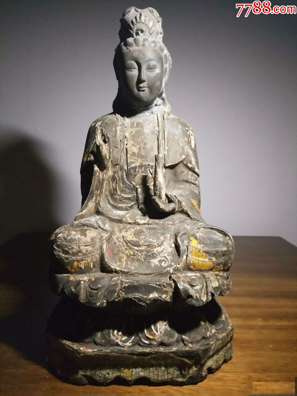 清末民初福建木雕造像观音菩萨