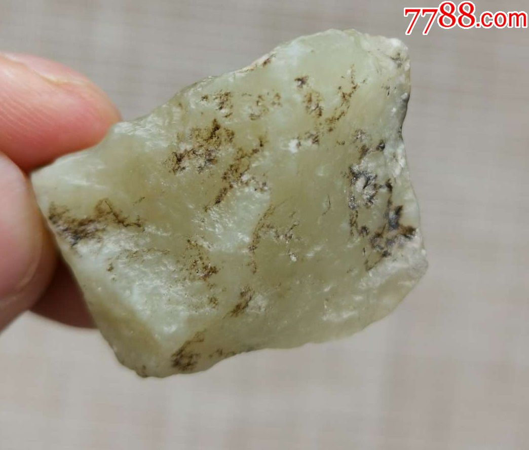 3094和田玉青白玉戈壁料籽料原石16克