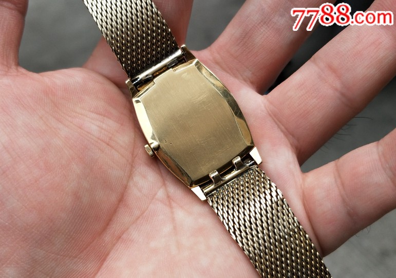 二手手表瑞士古董劳力士切利尼18k实金表带手卷机械表