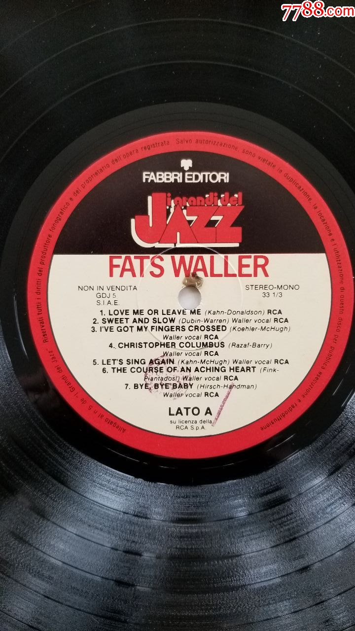 胖子沃勒(fatswaller)钢琴及演唱《爵士乐精选集》