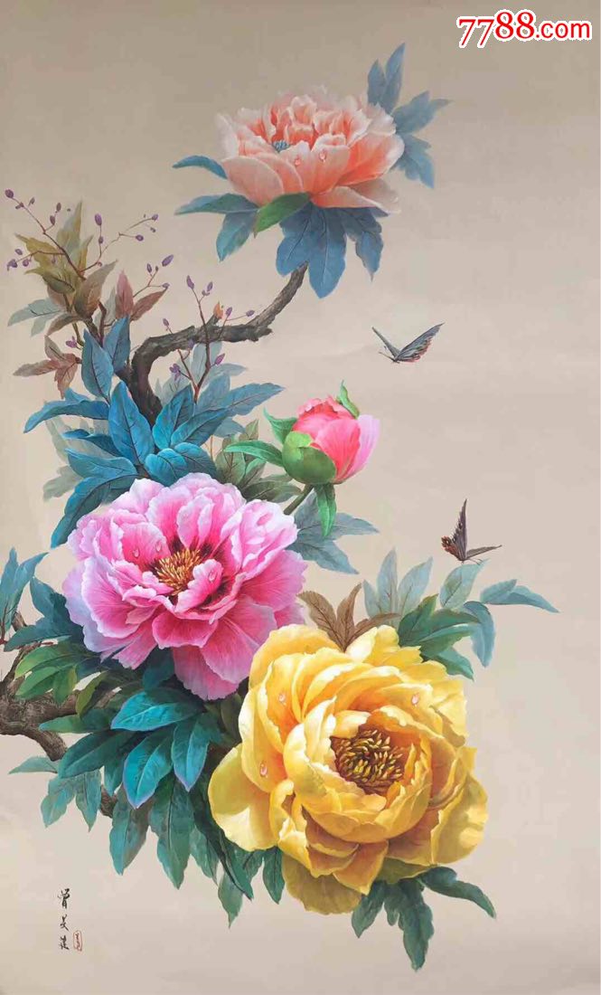曾美莲油画作品支持合影视频-山水国画原作-7788收藏