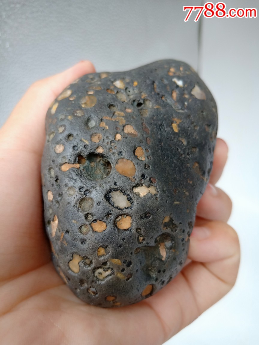 玉化球粒陨石(强磁,透光)