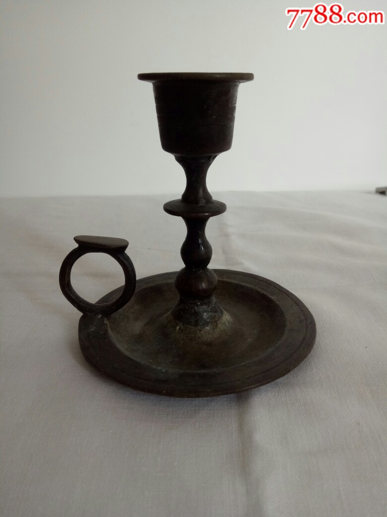 民国铜烛台