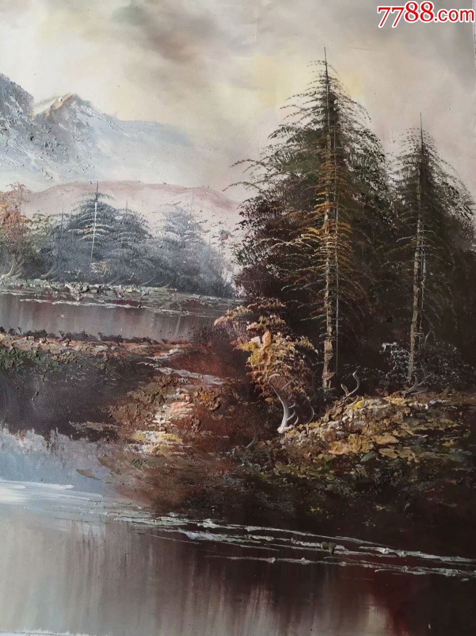 山水风景油画