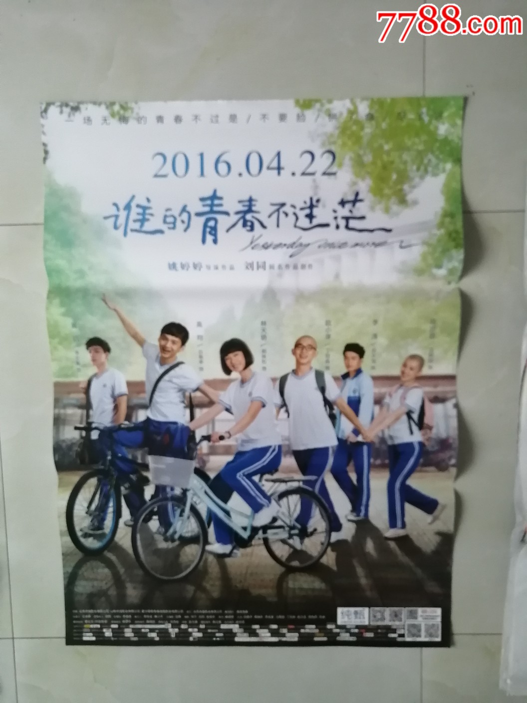 谁的青春不迷茫_电影海报_万龙聚宝阁【7788收藏