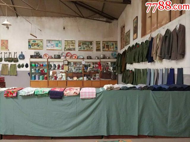 60年代供销社场景小卖部场景民俗怀旧老物件展览展出