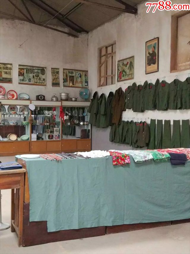 60年代供销社场景小卖部场景民俗怀旧老物件展览展出