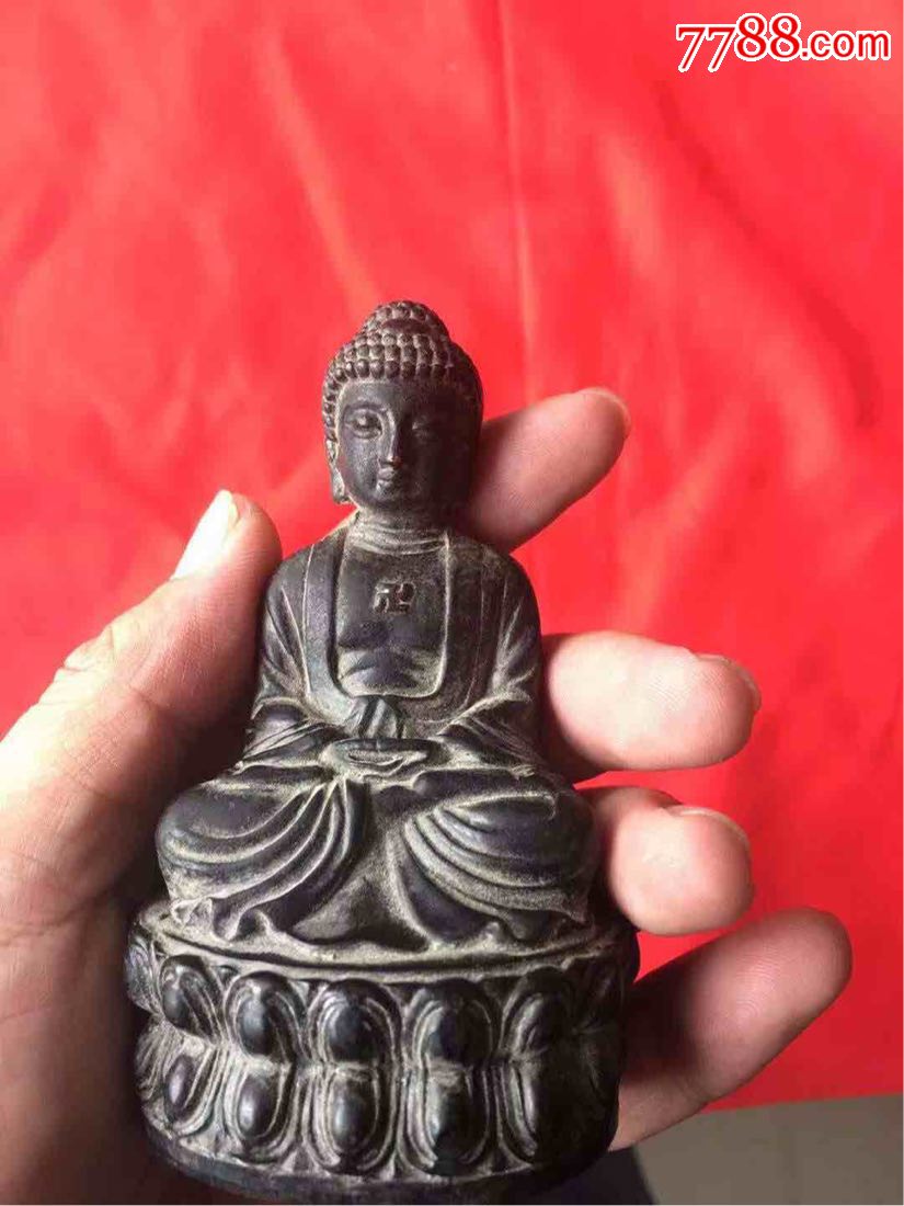 清代铜佛一尊,_佛像/造像_盛世古玩古典家具店【7788