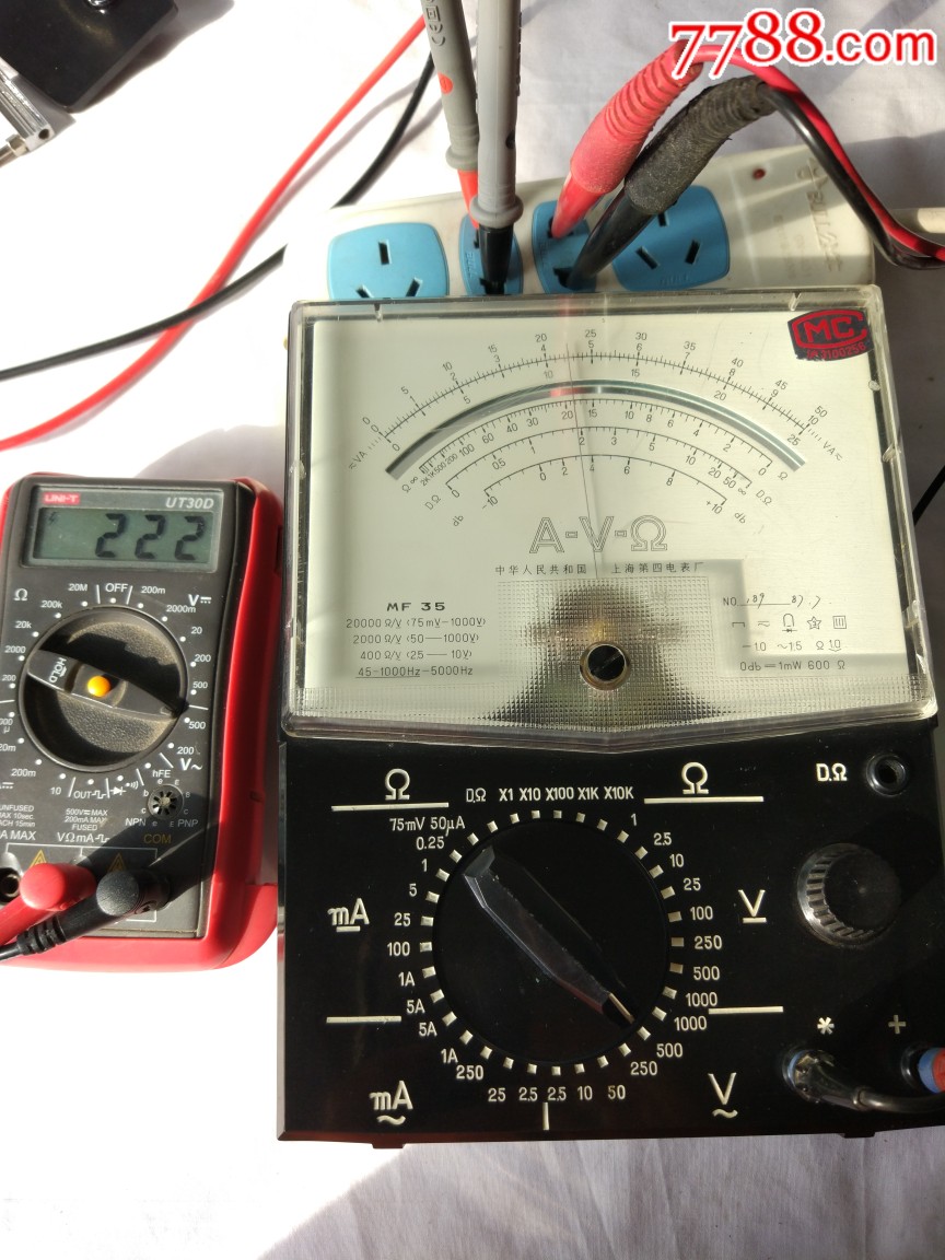 mf35型万用表87年35老指针万用表老电表万能表多用表万用表收藏米5