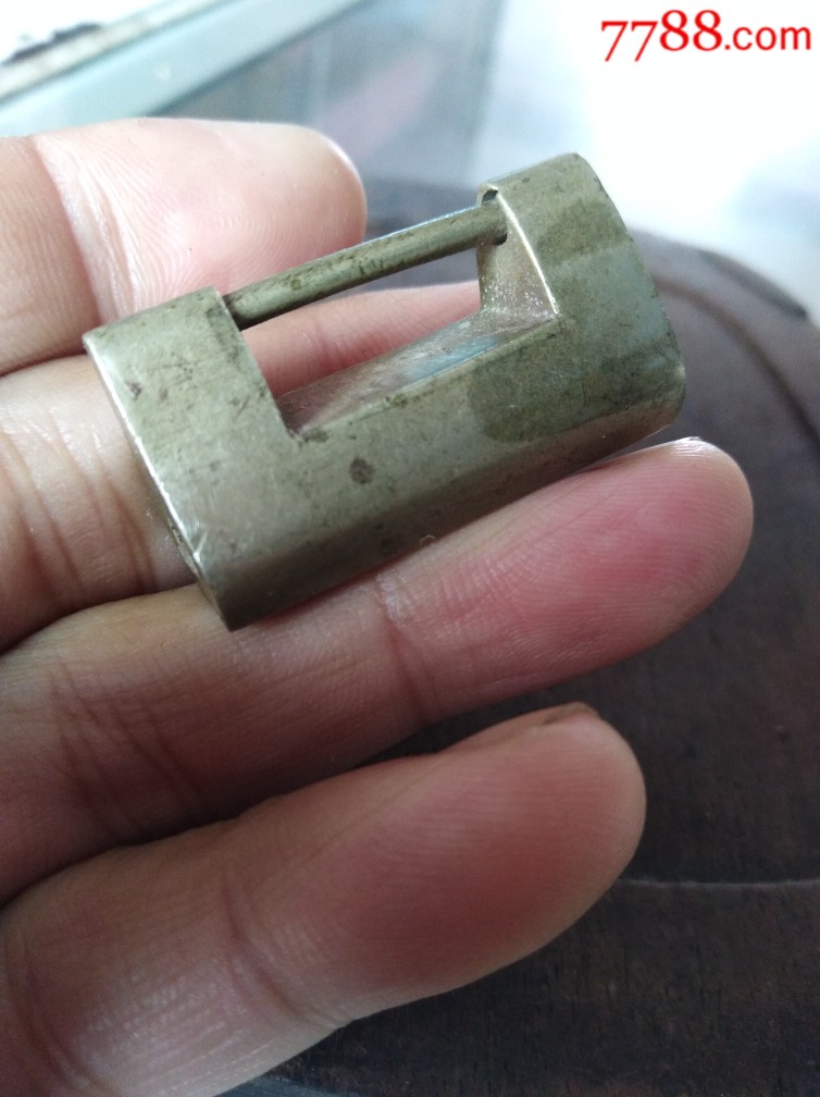 铜器杂件收藏白铜老铜锁钥匙口z型口
