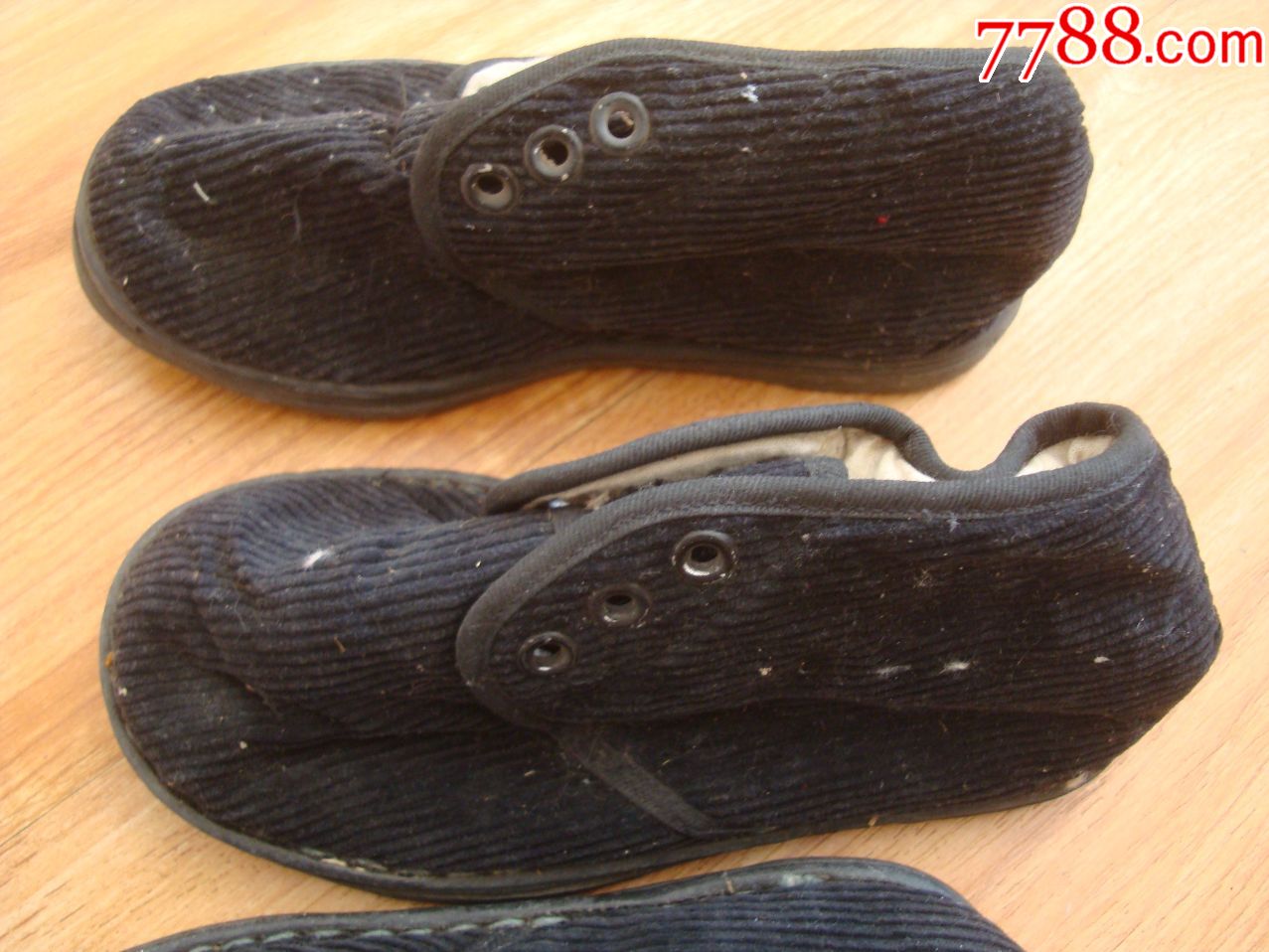 库存未穿过―儿童棉鞋24双合售―锦州市制鞋厂生产