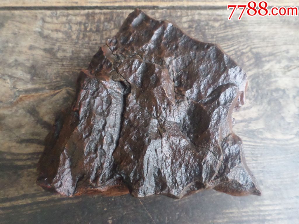 奇石内蒙阿拉善沙漠漆风砺石戈壁玛瑙原石纯天然老皮色戈壁石_价格380