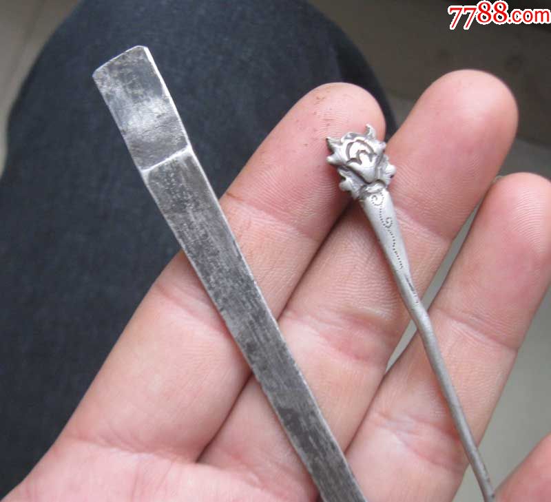 老银簪子两只_价格199.0000元【宝聚隆】_第3张_7788收藏__收藏热线