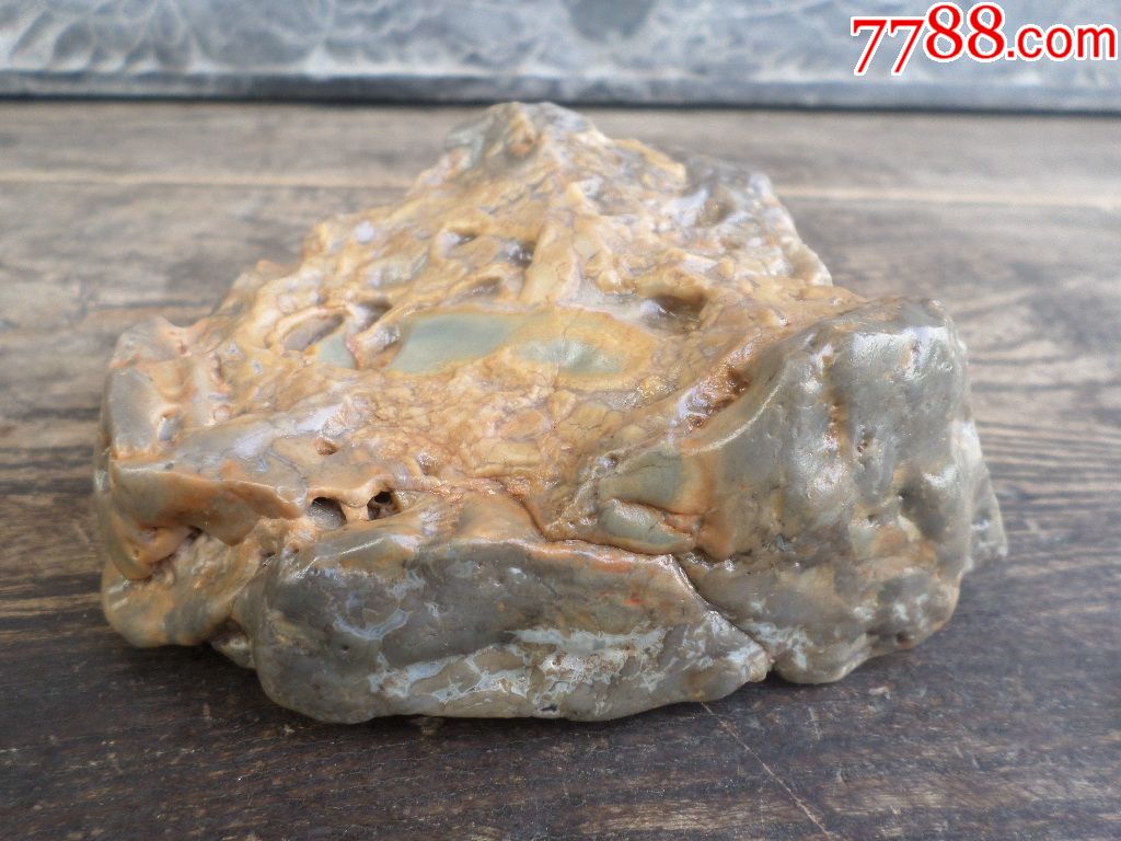 天然型皮色观赏石沙漠漆戈壁玛瑙原石内蒙料戈壁马牙石带洞造型石