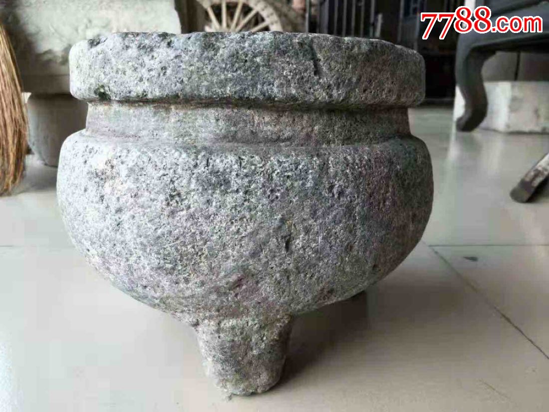 清中期青石香炉27