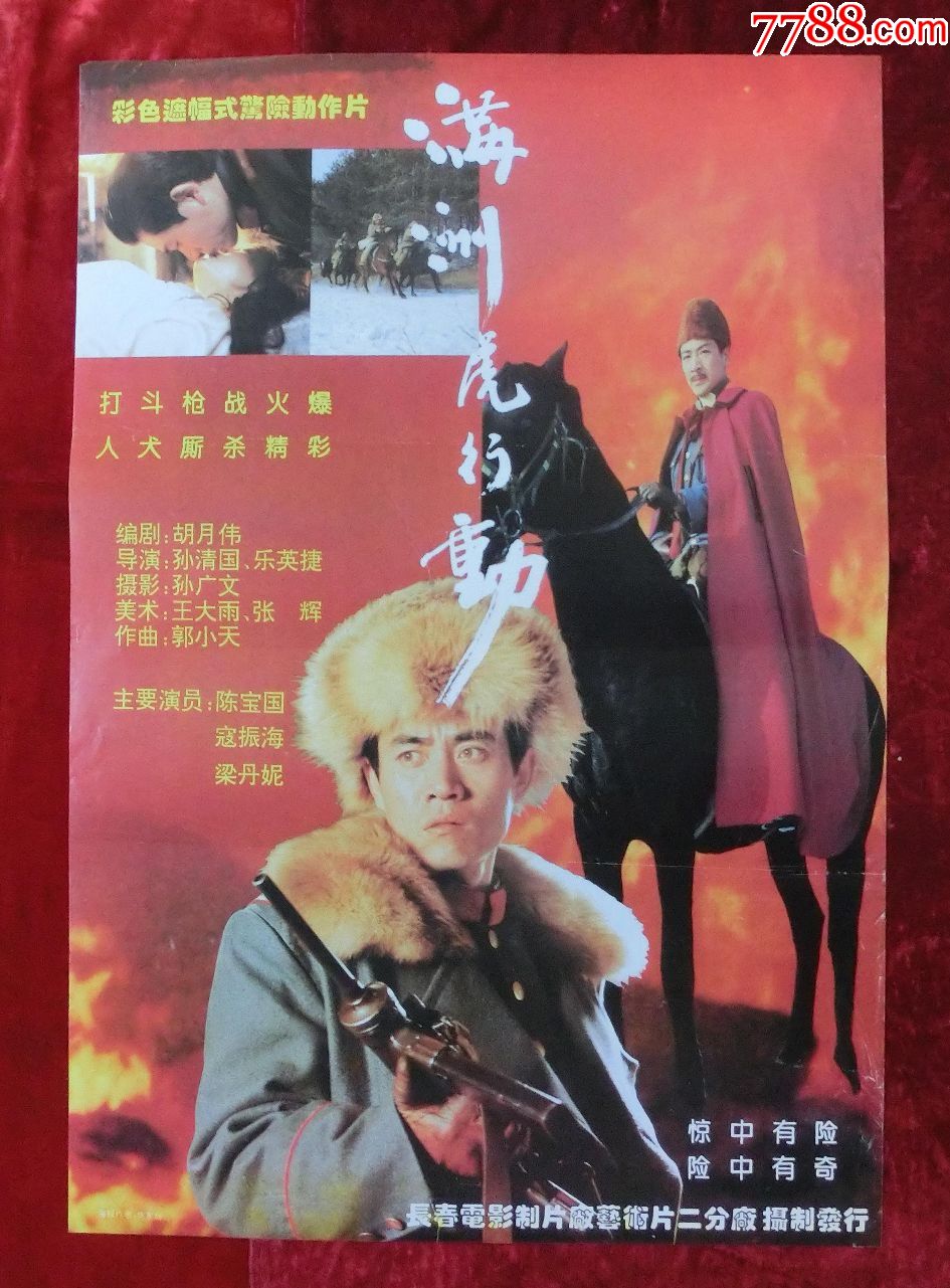 2开电影海报:满洲虎行动(1993年)