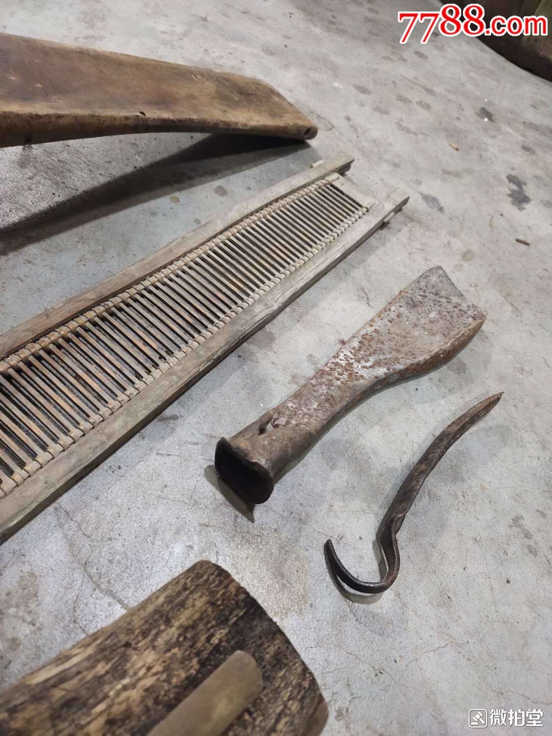 苏工老篾匠工具一套