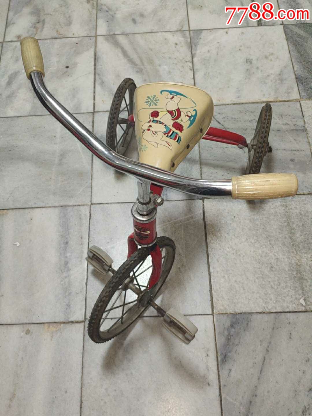 红蜻蜓三轮车北京童车一厂,怀旧七八十年代玩具.自取