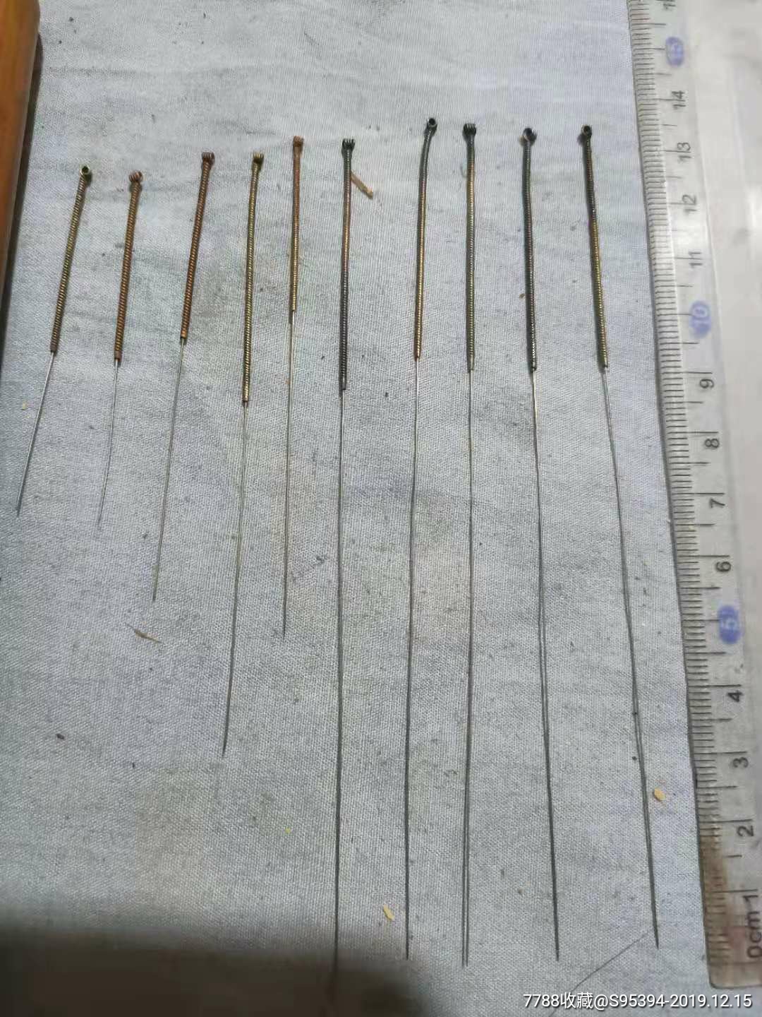 中医针灸银针10根一套6——13cm