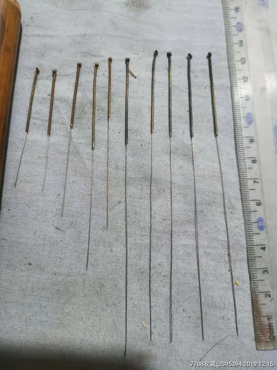 中医针灸银针10根一套6——13cm
