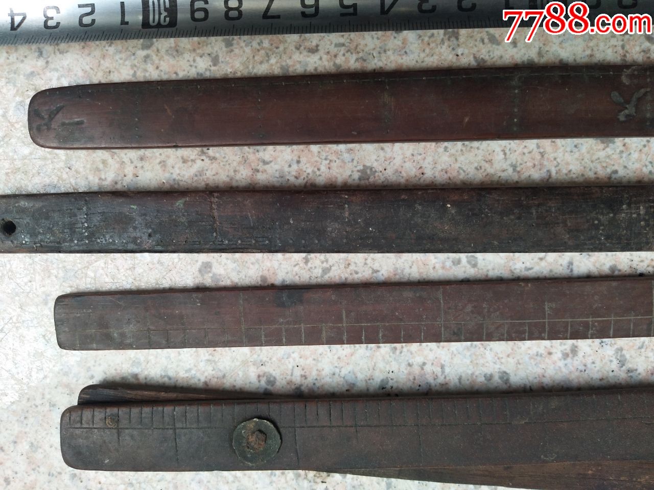 古代古董民俗老款式物件怀旧清朝民国尺子竹尺子木头尺子