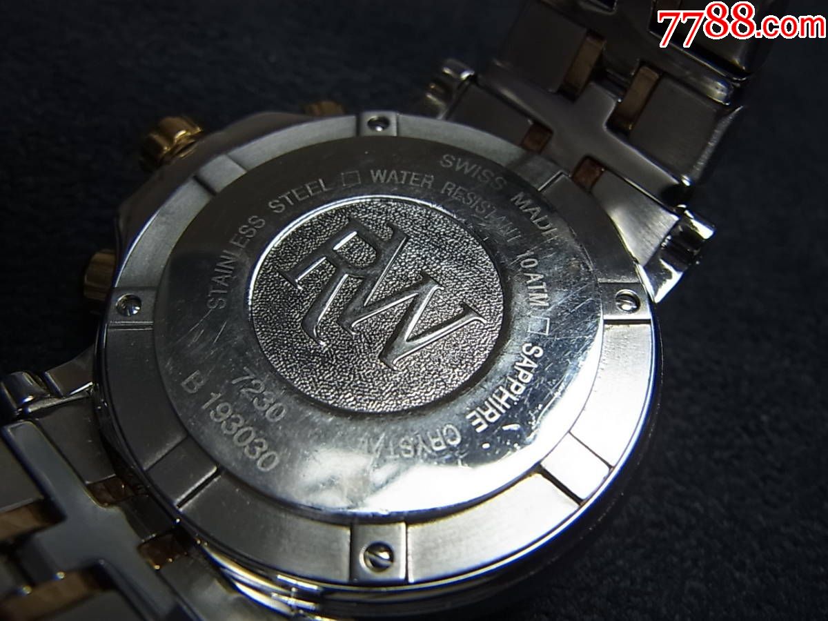 美品18k金圈瑞士雷蒙威帕西法尔多针计时自动男士机械表-手表/腕表
