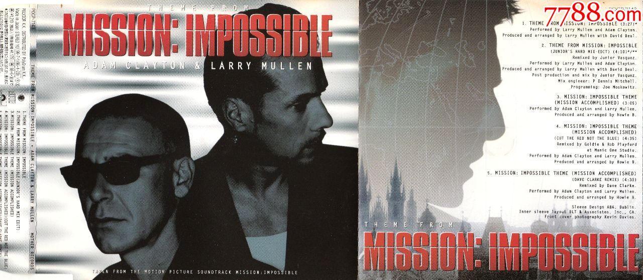 missionimpossible碟中谍不可能的任务6cd