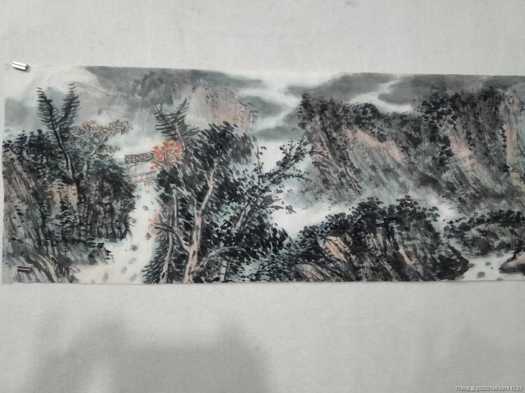 山水画名家朱登举作品