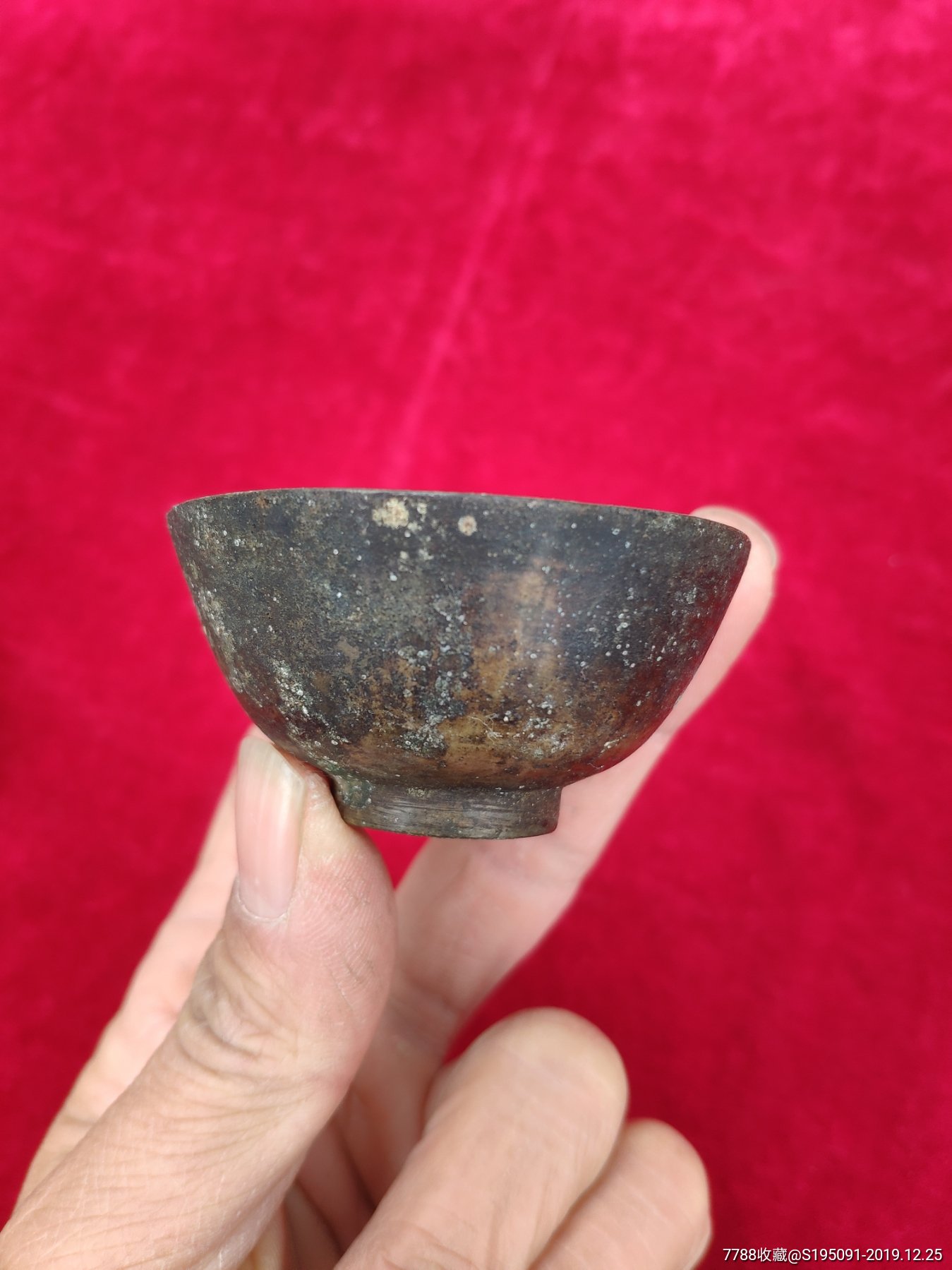 清代老铜碗小铜碗3个_价格280.
