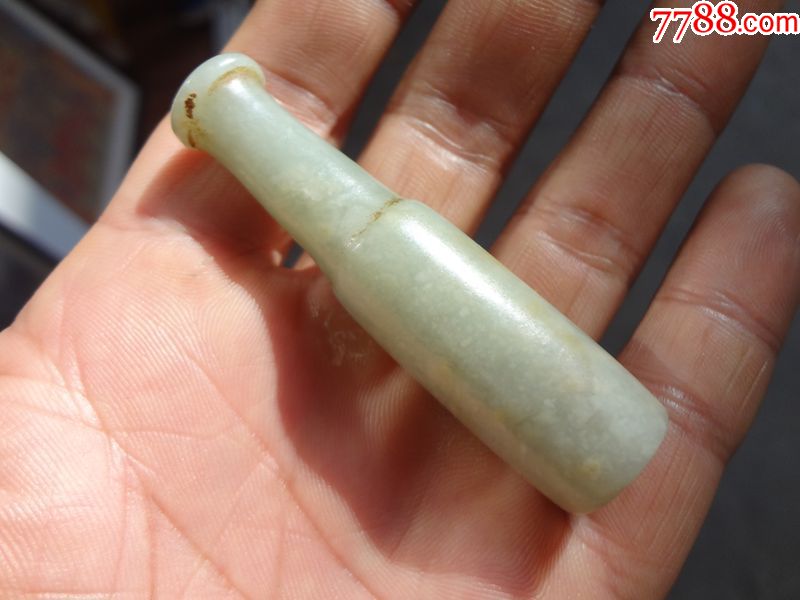 明清和田玉老烟嘴一件_价格680.