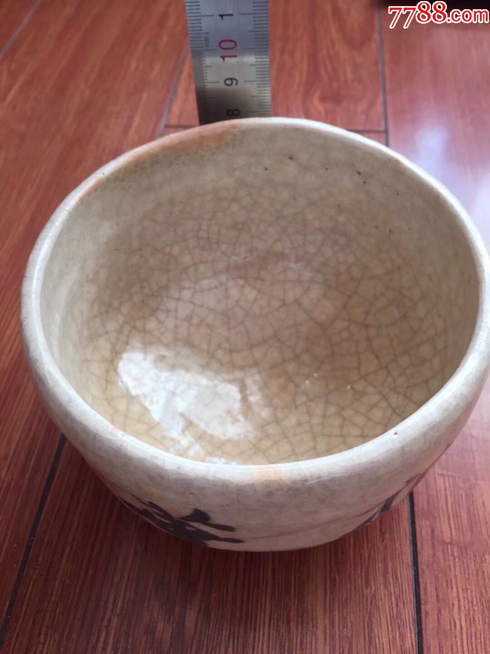 日本老抹茶碗一只(茶洗)