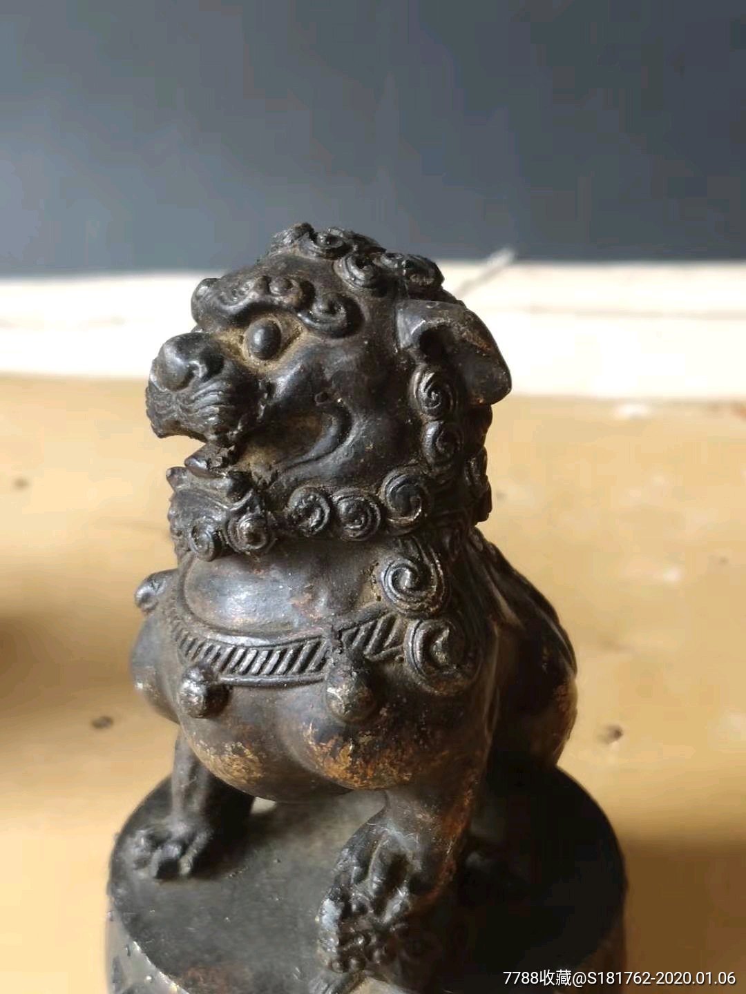 清代铜狮子