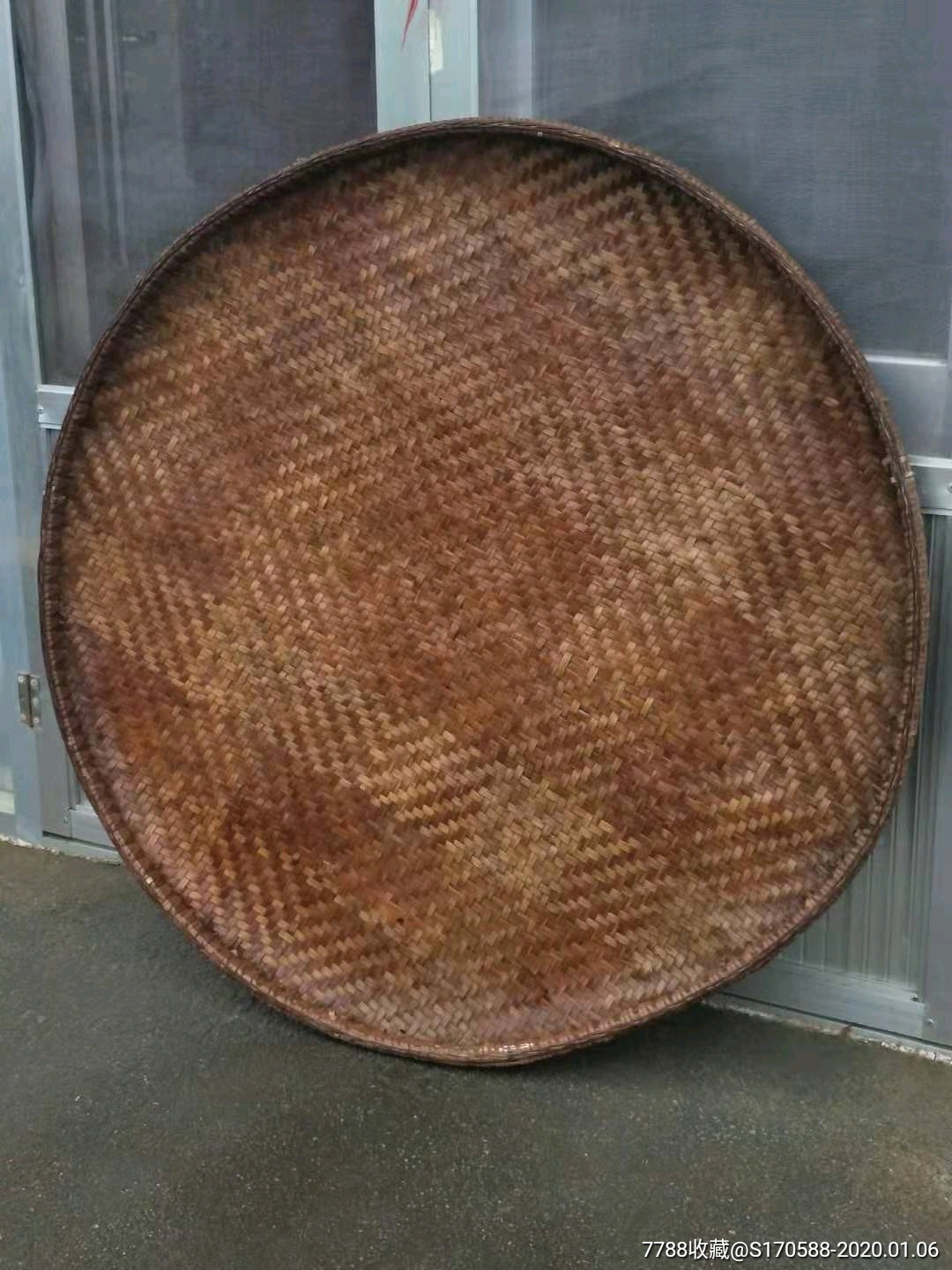 清代竹编晾茶工具