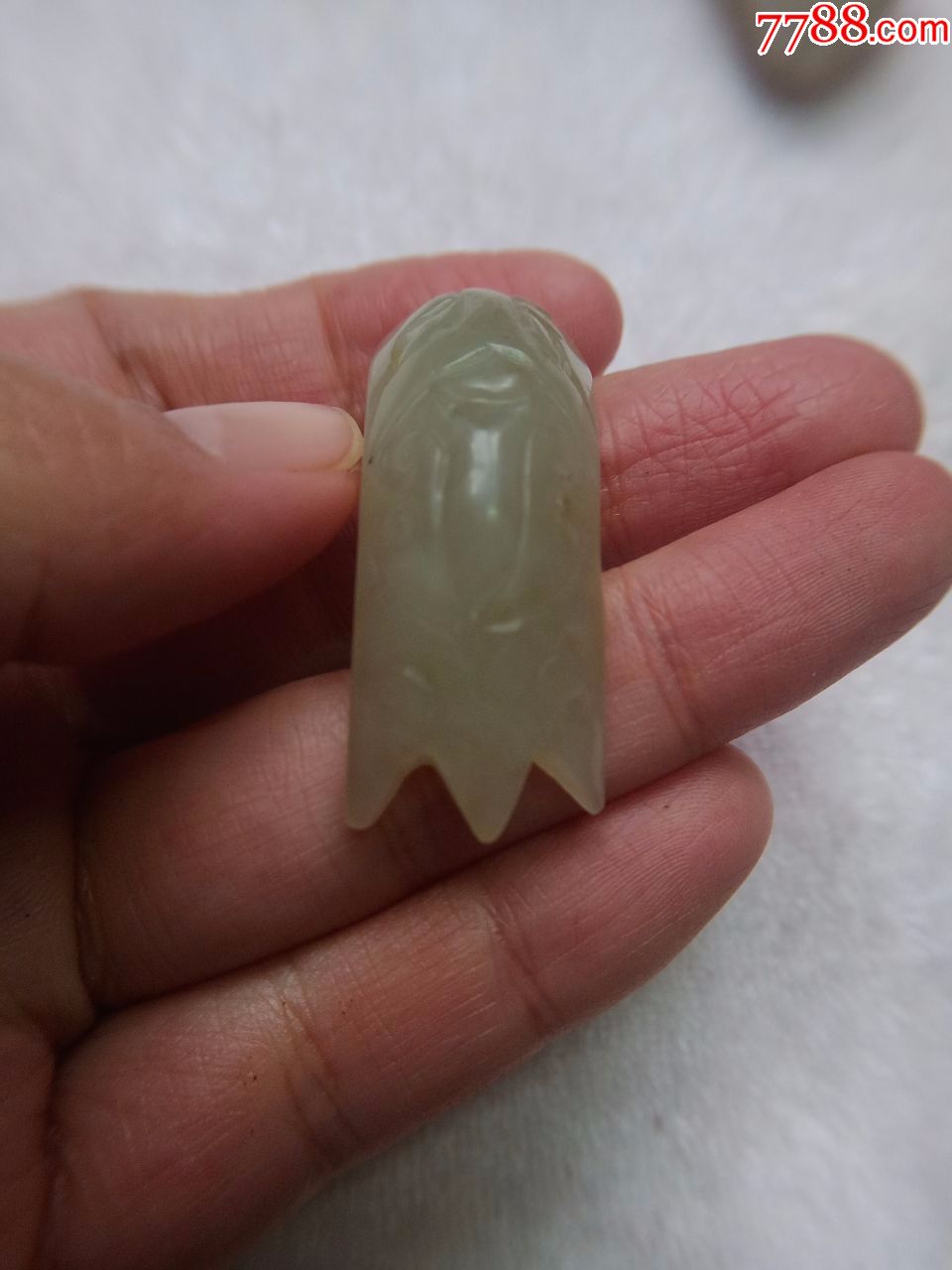清代老和田玉玉虫