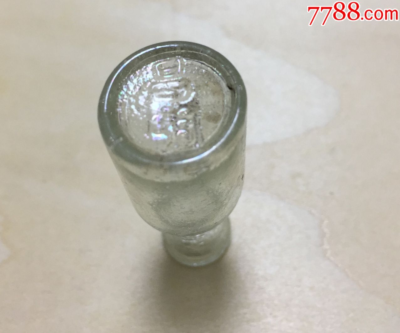民国初期昌明济众水琉璃瓶哈利光好品少见文字清晰药瓶