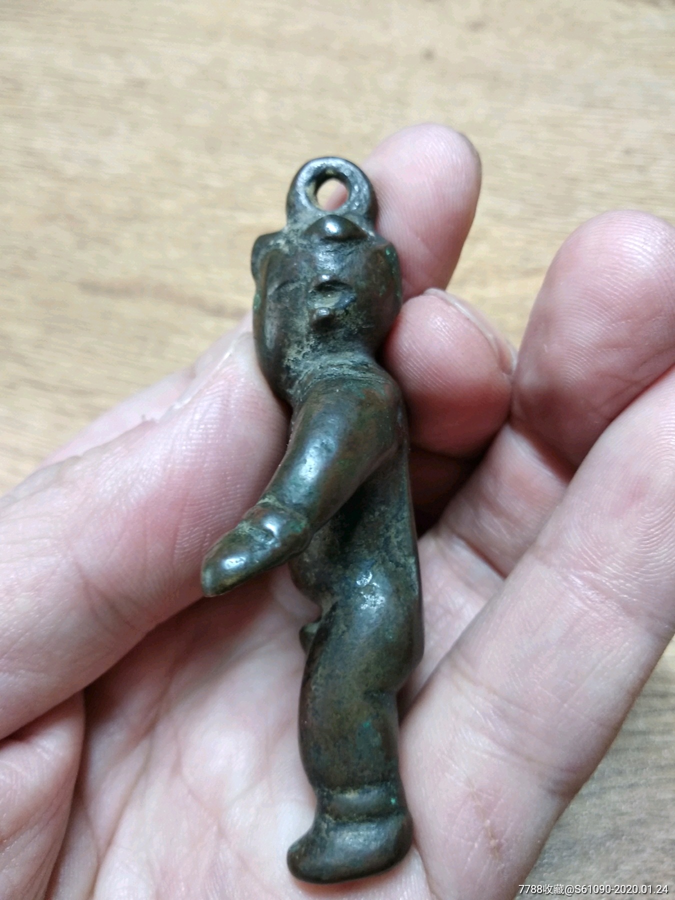 小铜人,辽金时期,有残