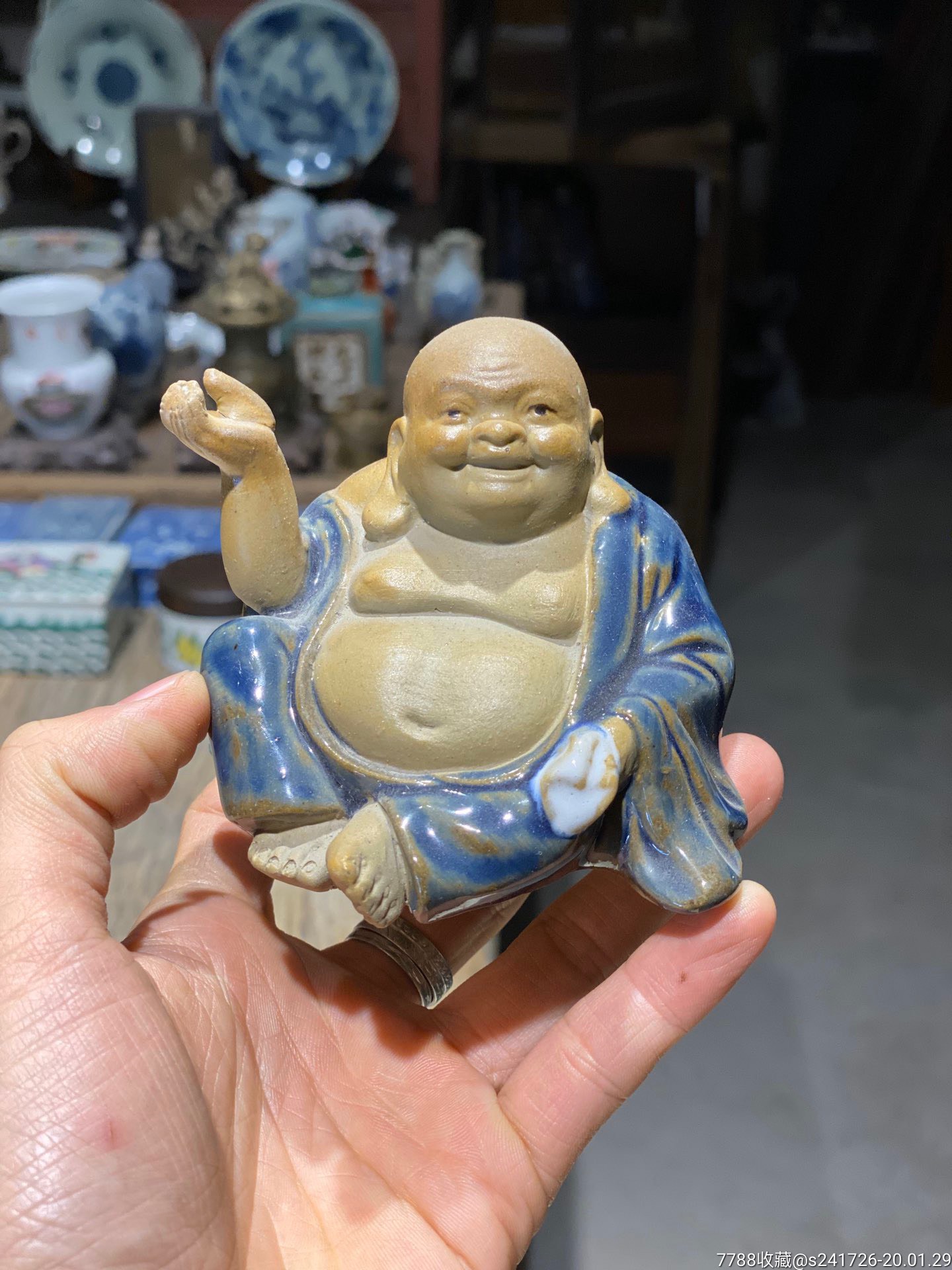 1278八十年代石湾公仔弥勒佛_价格78.