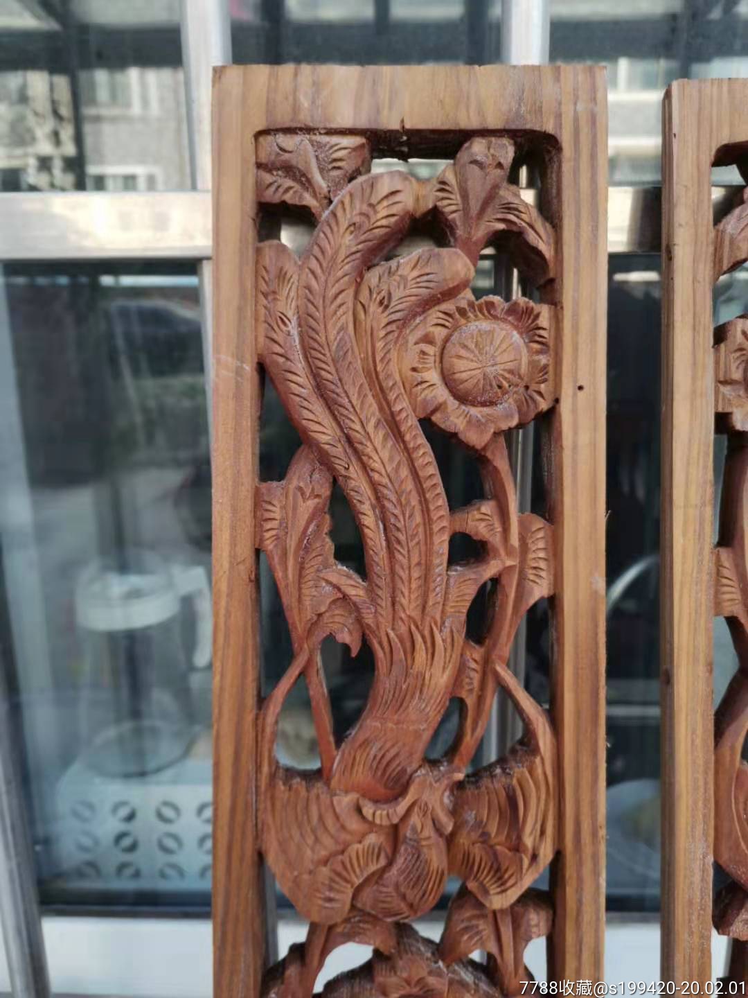 凤凰牡丹,雕刻精美,寓意吉祥.280元不
