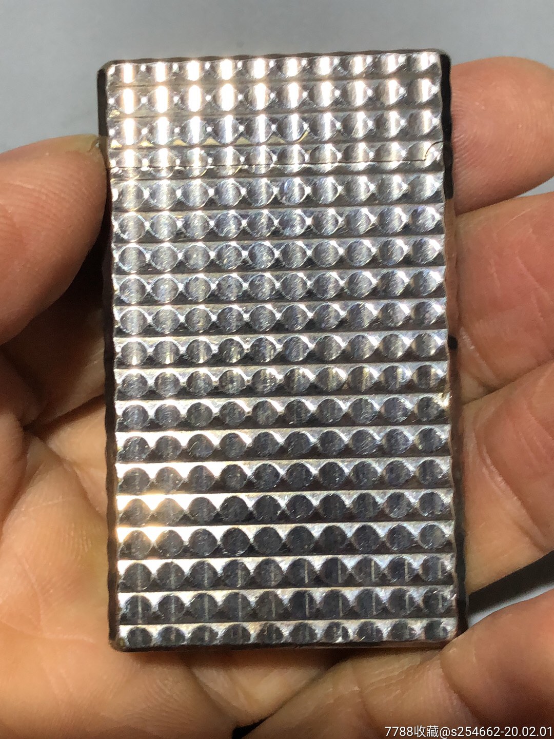 都彭银质打火机