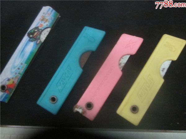 上世纪80-90年代铅笔刀4只合售.040