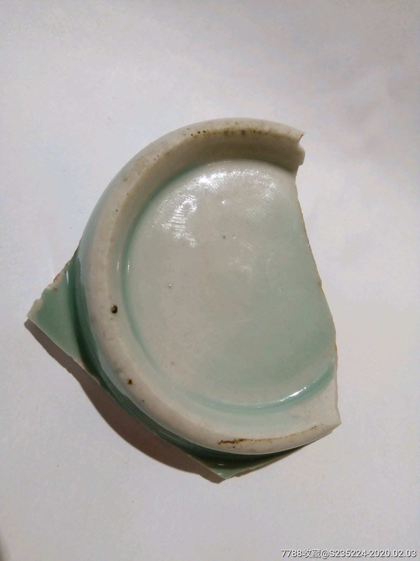 清朝康熙郎窑绿釉碗珍贵残片