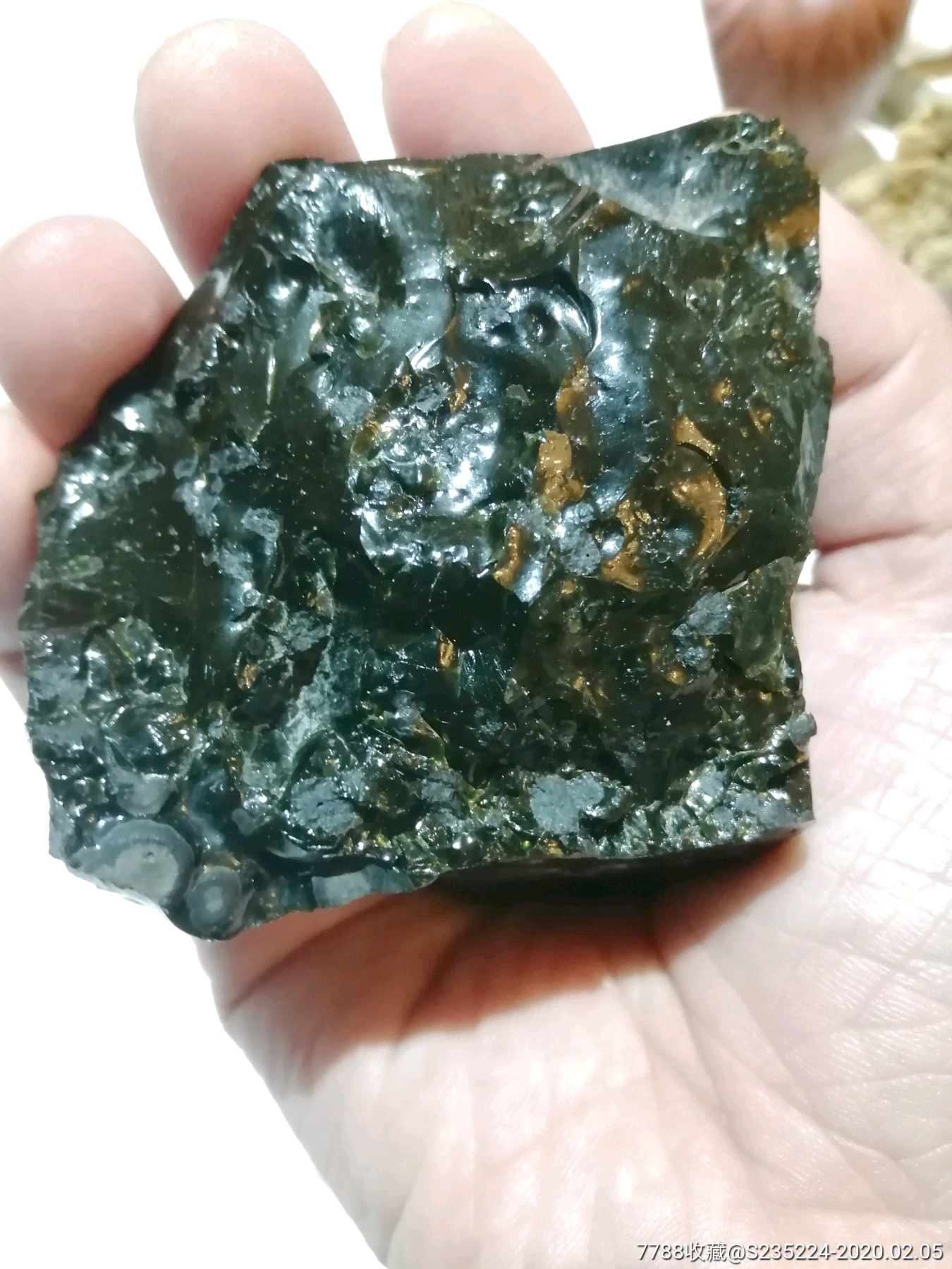 极品黑曜石原石