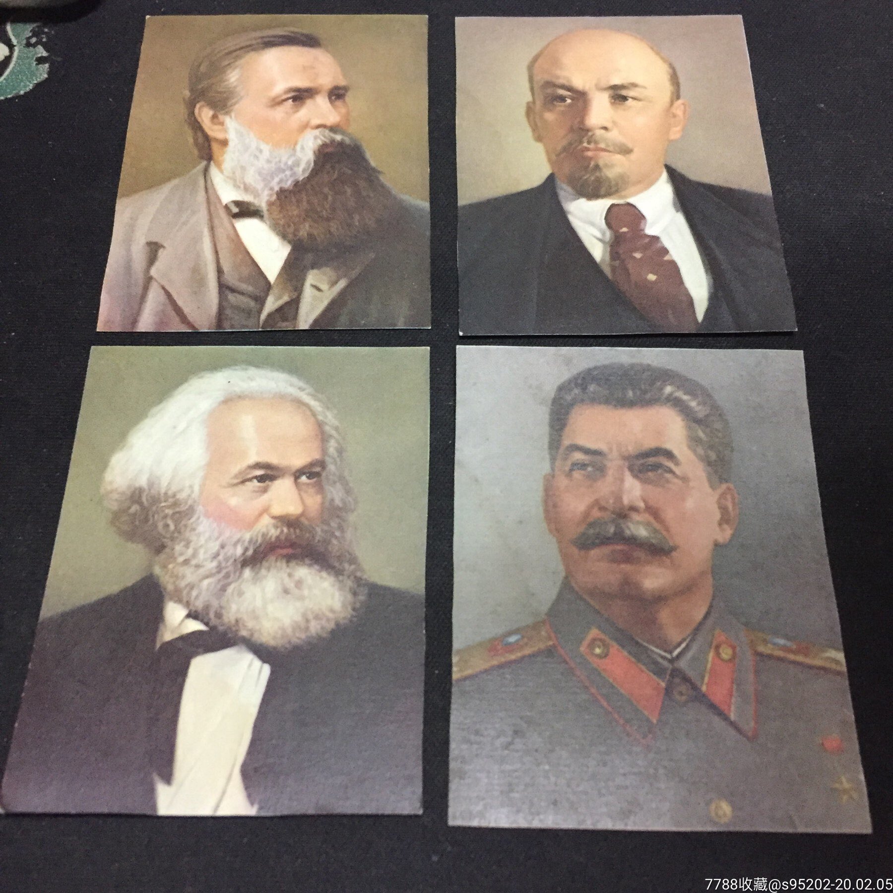 苏联四大革命伟人小画片