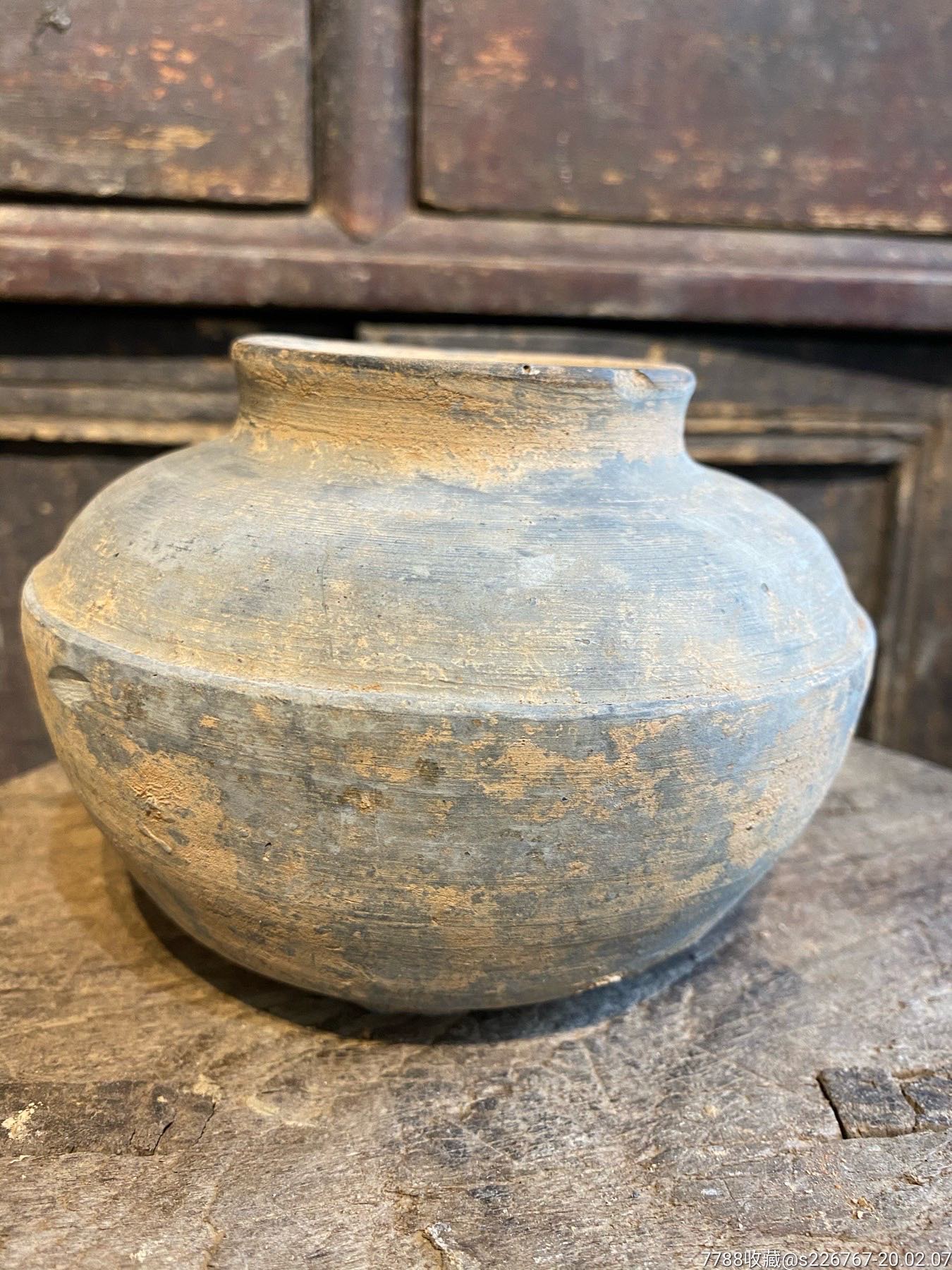 古玩陶器汉代陶罐