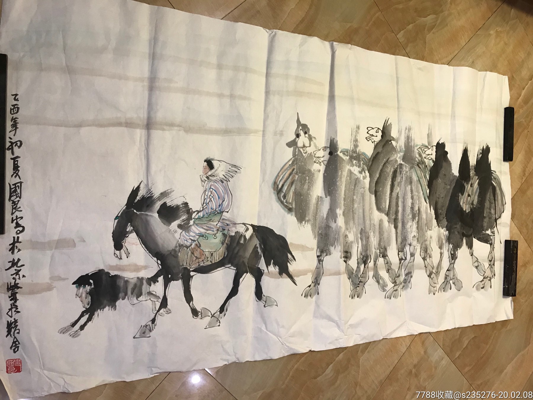 骆驼_花鸟国画原作_天赐东方【7788收藏__收藏热线】