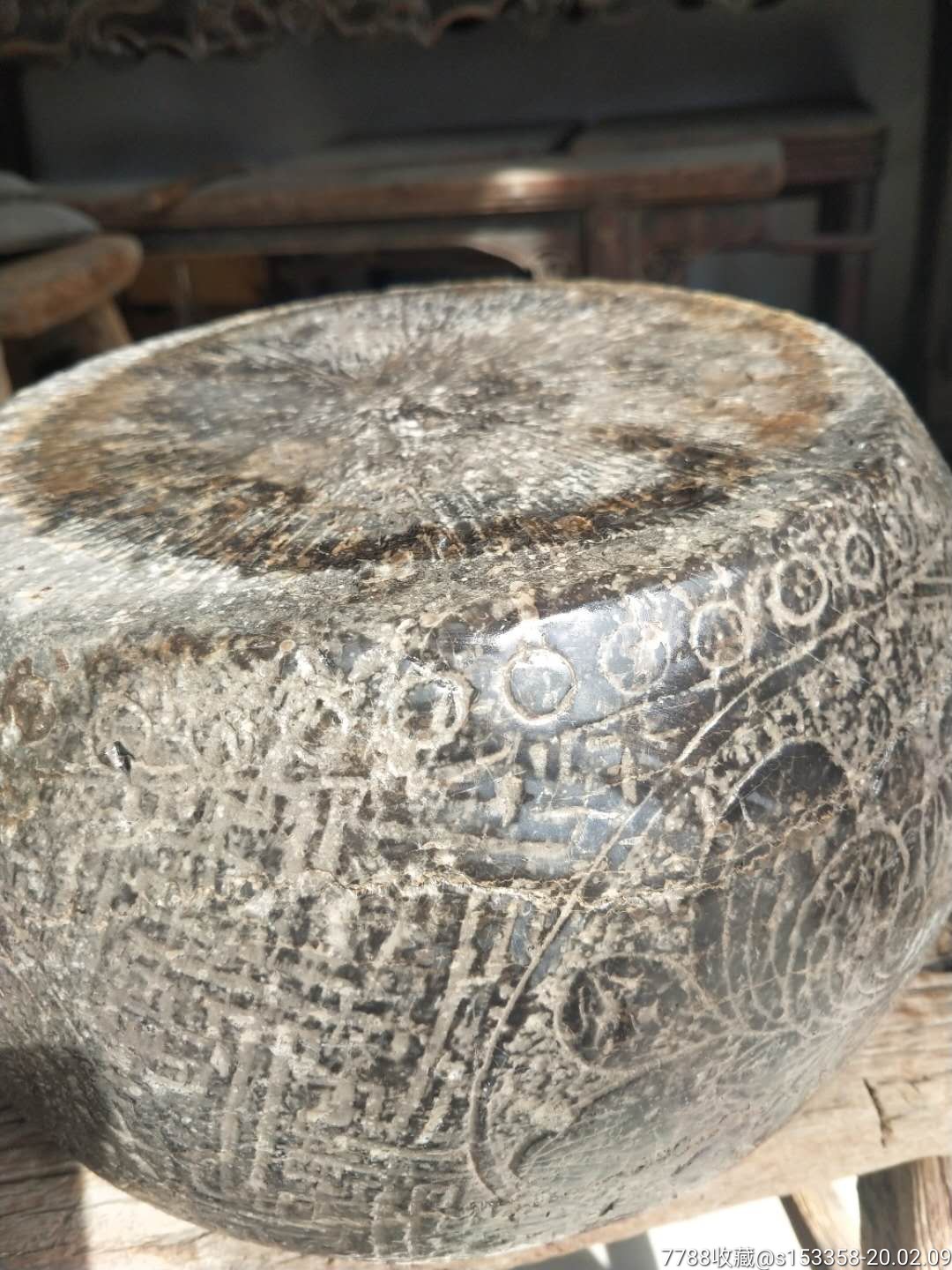 明代青石石鼓